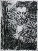 Anders Zorn Self Portrait. oil painting artist